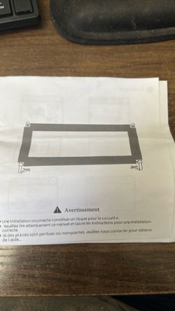 Bed rail for Full/Queen or King Bed