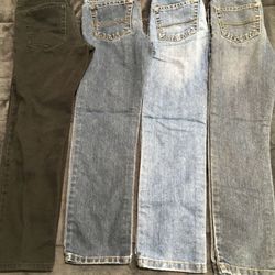 Five Pair Of Boys Skinny Jeans