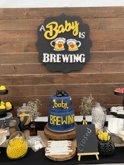 Baby Brewing Sign