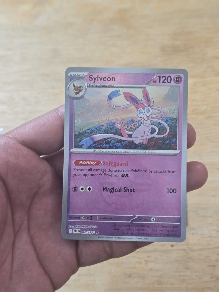 Sylveon Poke Ball Holo