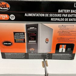 Geek Squad - Battery Backup - (525-Watts) (8-Outlets) 4-Battery Backup 90 Minutes Backup Power Used - Works Great  Manual Included
