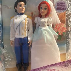 New Disney Princess Ariel & Eric Little Mermaid Beachside Wedding Royal Set