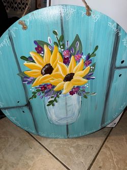 Hand painted sign