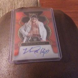 WWE WRESTLEING 2023 SELECT REFRACTOR RED AUTOGRAPH MICHAEL HAYES AUTOGRAPH NUMBERED 38 OF 60 RARE TRADING CARD