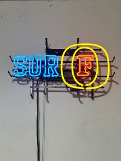 Foster’s beer neon sign