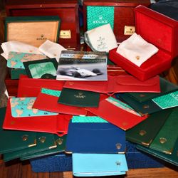 Rolex Boxes, Wallets, Papers, Accessories 