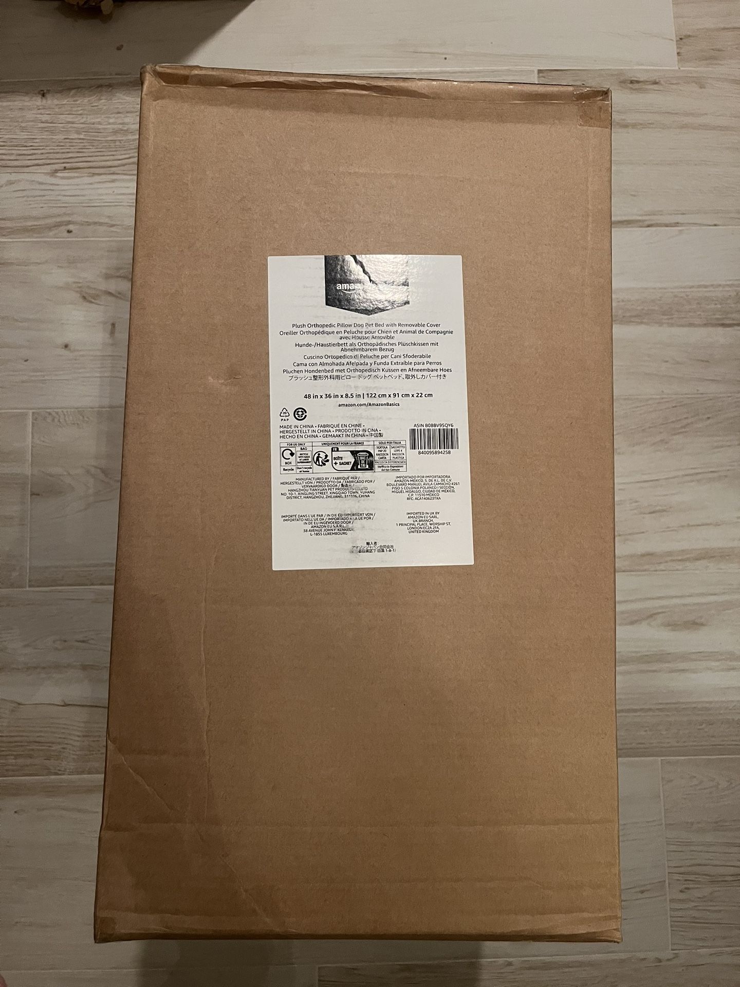 Dog Bed with Cooling Gel Memory Foam