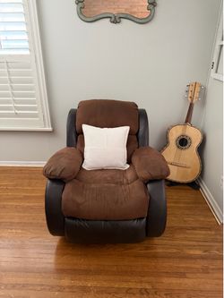 brown rocking chair