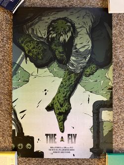 MONDO “THE FLY” **BRAND NEW** RARE POSTER SCREEN PRINT NUMBERED 241/265