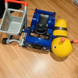 Kids Ride On Paw Patrol And Bumble Bee And Cart