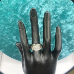 Solitaire Ring 14k White Gold