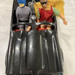 Batman Mego 1977 Robin Batmobile