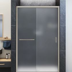 DreamLine 48x72 Shower Door With Frosted Glass 