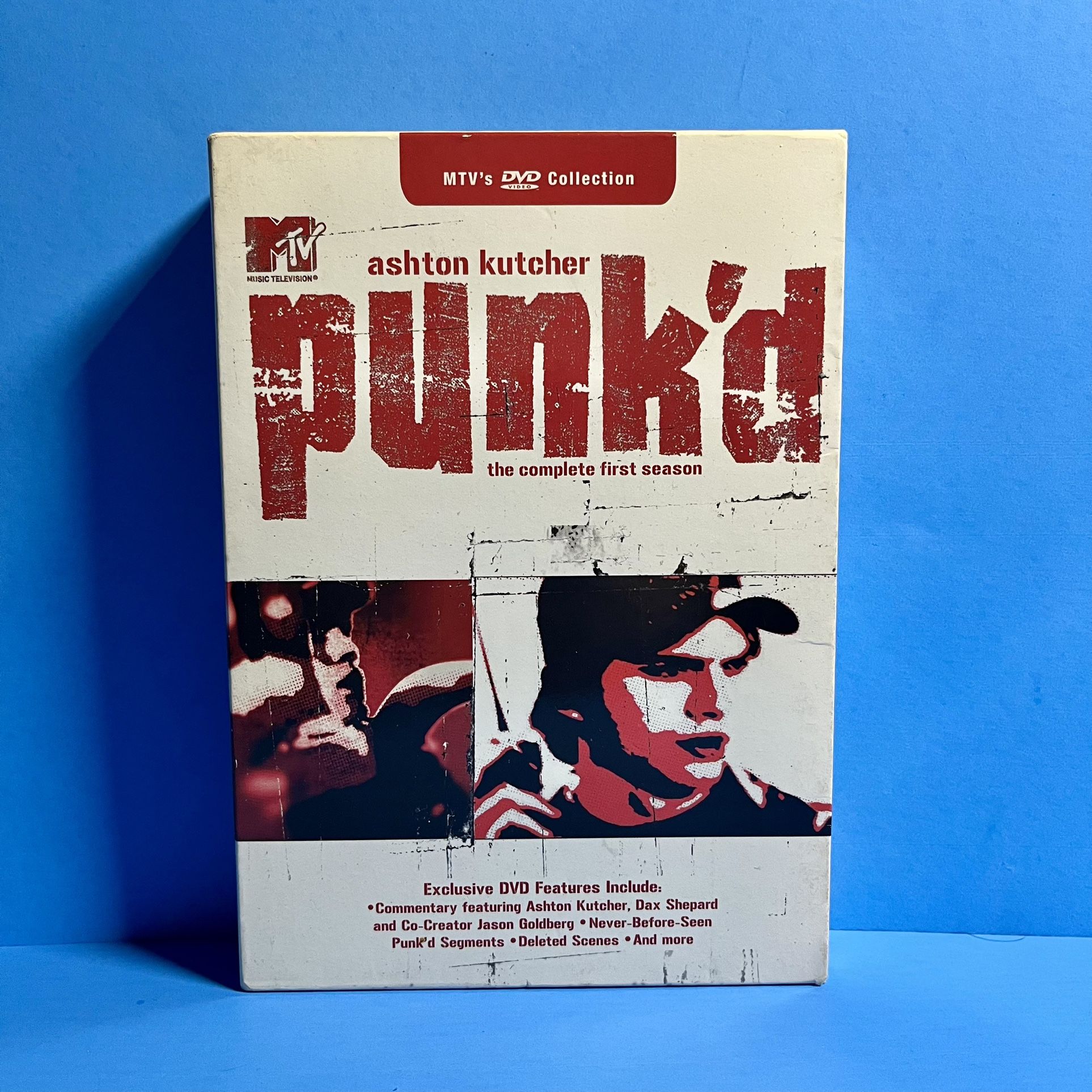 MTV Punk’d Season 1 DVD Set Ashton Kutcher 2-Disc Comedy Reality Show 2003