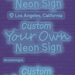 Custom Sign For Brands Business Slogan