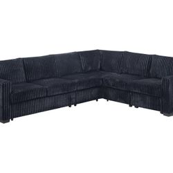New Sectional Corduroy Couch! Free Delivery 🚚! Free Assembly! 