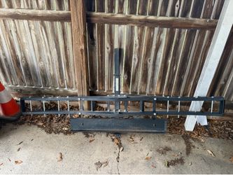 Hitch motorcycle rack