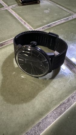 MVMT Black Watch with Black metallic band