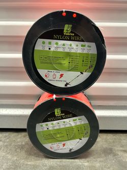 Viabrico Nylon Wire Strimmer Line – 2 Spools