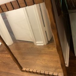 An Old Solid (29”long X  40” Tall) Vintage Mirror, In Good Conditions ( NO SHIPPING)