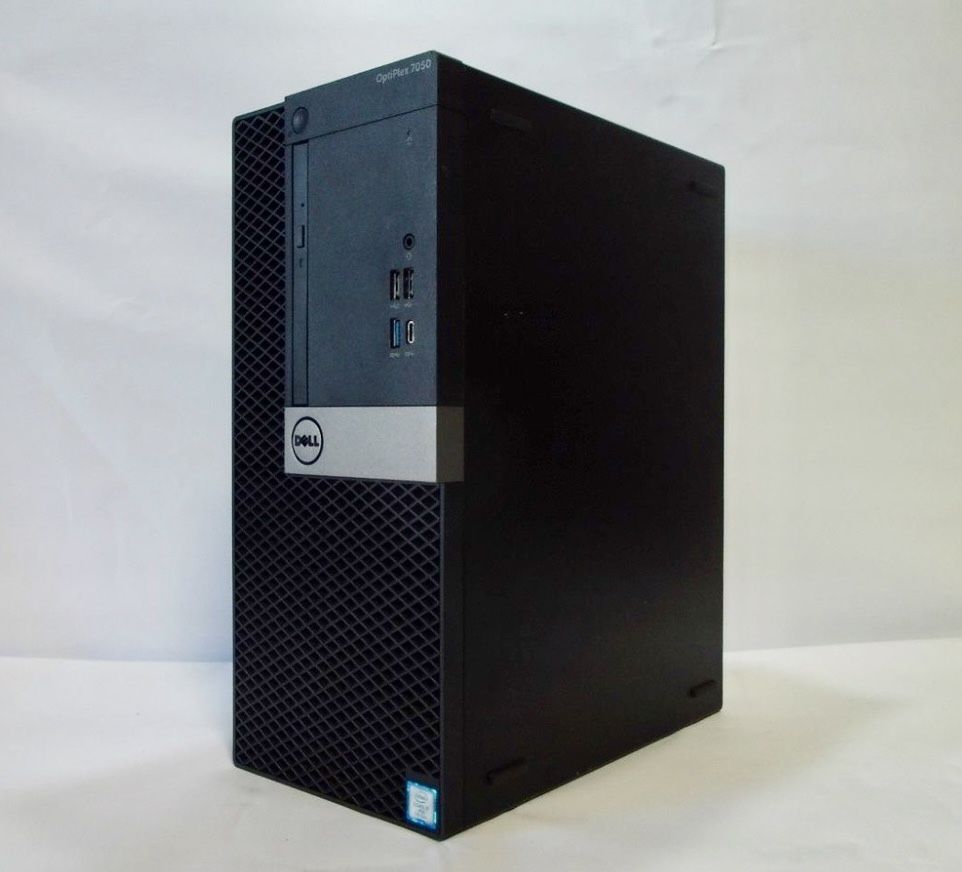 Dell OptiPlex 7050 Tower, Core i7-7700 3.60GHz, 4GB Ram, 256GB SSD, Windows 11 Desktop