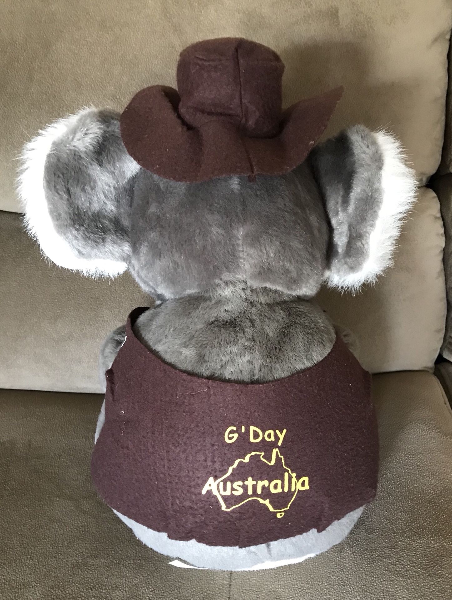 Koala mama bear with baby koala stuffed toy.
