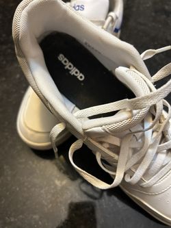 Men’s New ADIDAS WHITE & BLUE  Sz 12.5
