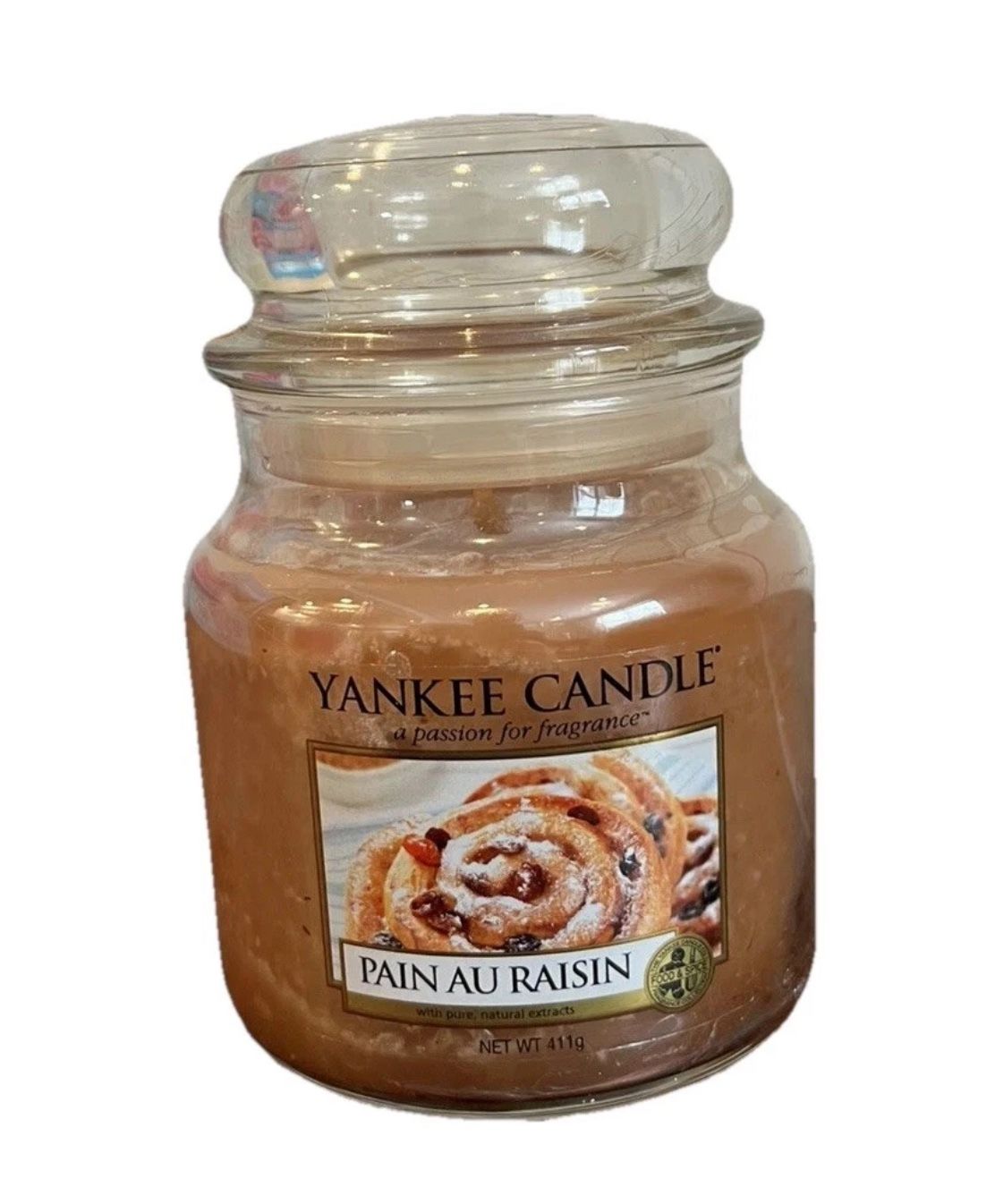 Yankee Candle Pain Au Raisin 411g New Rare Retired Winter Scent Fragrance