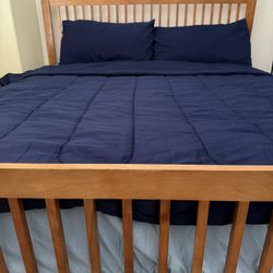 King Bed Frame With Mattress