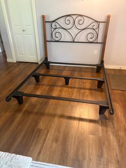 Queen headboard and frame!