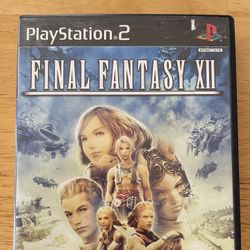 PlayStation 2 Final Fantasy XII 12 Game