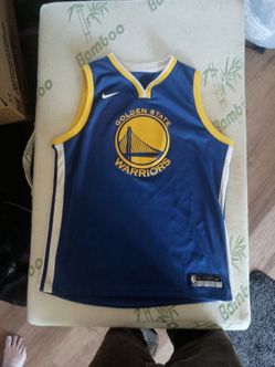 Warriors authentic curry jersey
