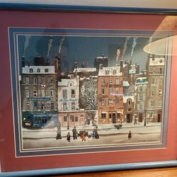 Mid Century authentic and signed by French artist Michael DeLacroix