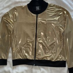 Lucky in Love Size L Gold Jacket