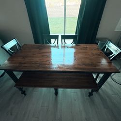 Table And Chairs With Bench Set