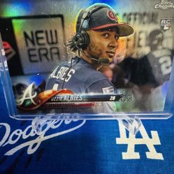 Ozzie Albies topps chrome SP