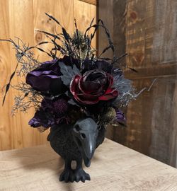 Stunning Crow Decor/Centerpiece