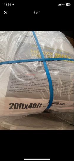 20x40’ tarp canopy cover shade new waterproof