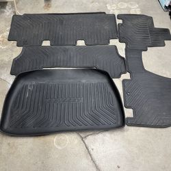 Honda Odyssey 2011-2017 Rubber Mats And Cargo Tray 