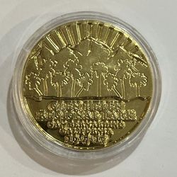 FOO FIGHTERS Concrete & Gold 2017 Tour Collectible Coin Cal Jam ‘17 San Bernardino Glen Helen