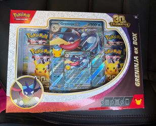 Pokemon 30th Anniversary Greninja ex Box