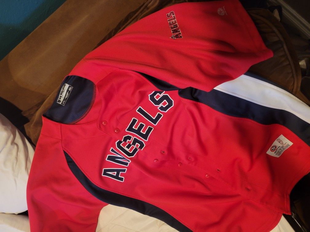 Angels Baseball Jersey - Game-Ready Style (Size L/G 42-44)