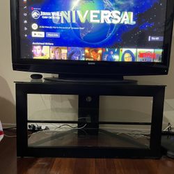 Glass Metal TV Stand