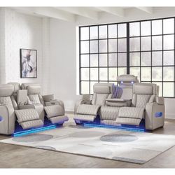 Sofa and Loveseat Set