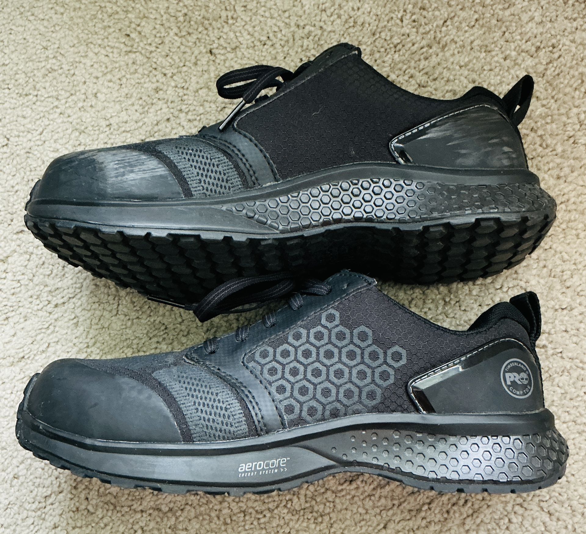 Timberland Womens Reaxion Work Sneaker Black Size 8,5