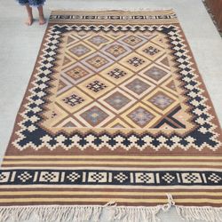 Kilim Style Southwestern Tribal Rug