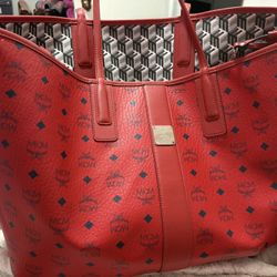 Mcm Bag Red Authentic No Lowballs