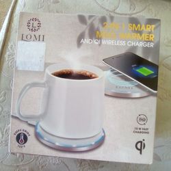  Lomi 2 in 1 Smart Mug Warmer and Qi Wireless Charger