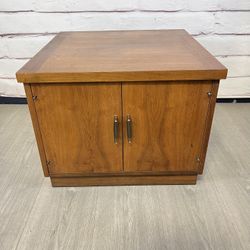 MCM Square Lane Side Table Cabinet