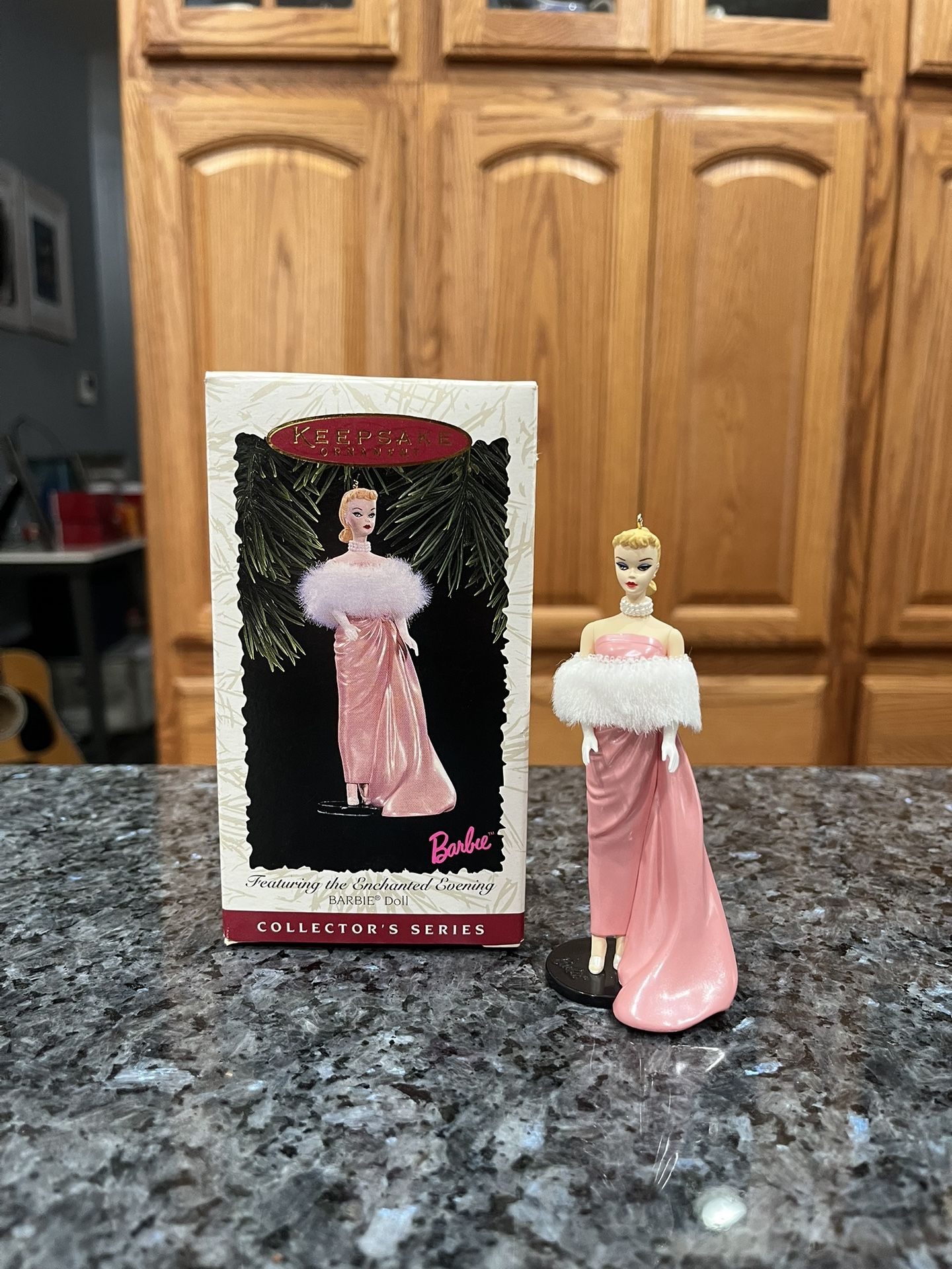 Hallmark Keepsake Collector Series Enchanted Evening Barbie Doll Ornament. Brand New In Original Box. Only Removed To Take Picture